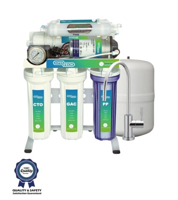 Super Tech Reverse Osmosis Drinking Water Filter System